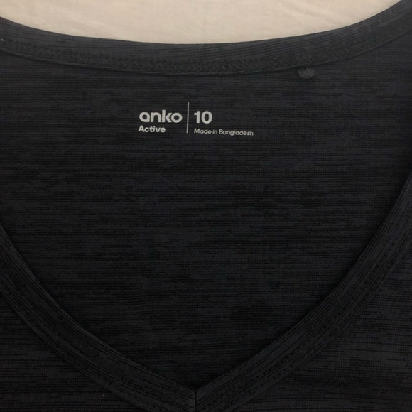 Activewear top- charcoal grey - Picture 4 of 4